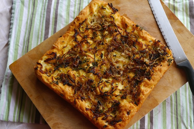 Gluten Free Onion and Thyme Focaccia recipe