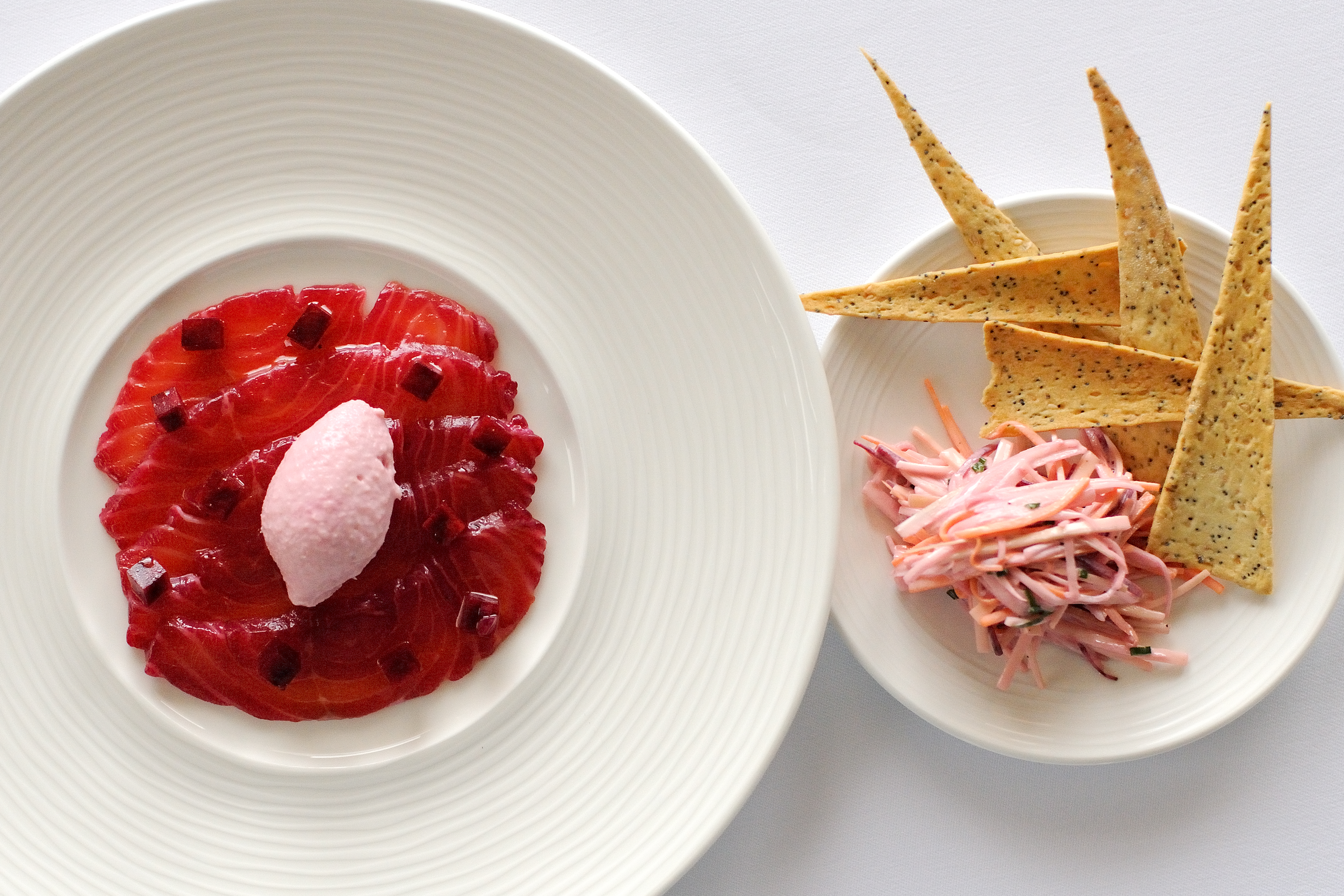 Cured Salmon Recipe With Pickled Cucumber Great British Chefs